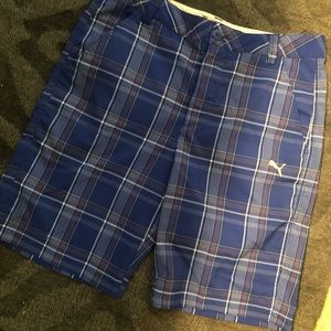 Puma Golf Plaid Tech Bermuda’s